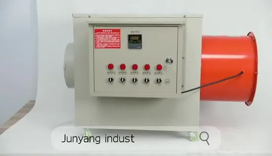 電気エアヒーターコイルファンヒーター工場倉庫用エアダクトヒーター鶏舎温室など