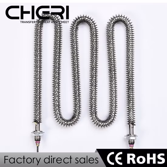 強制空気加熱電気産業用フィンチューブエアダクトヒーター乾燥機オーブンダクトフィン付きヒーター